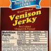 Venison Jerky Nutritional Label